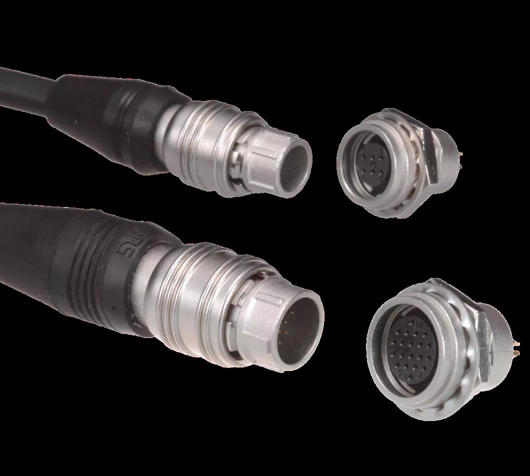 HR25A Series丨推拉鎖、小型多芯圓形連接器